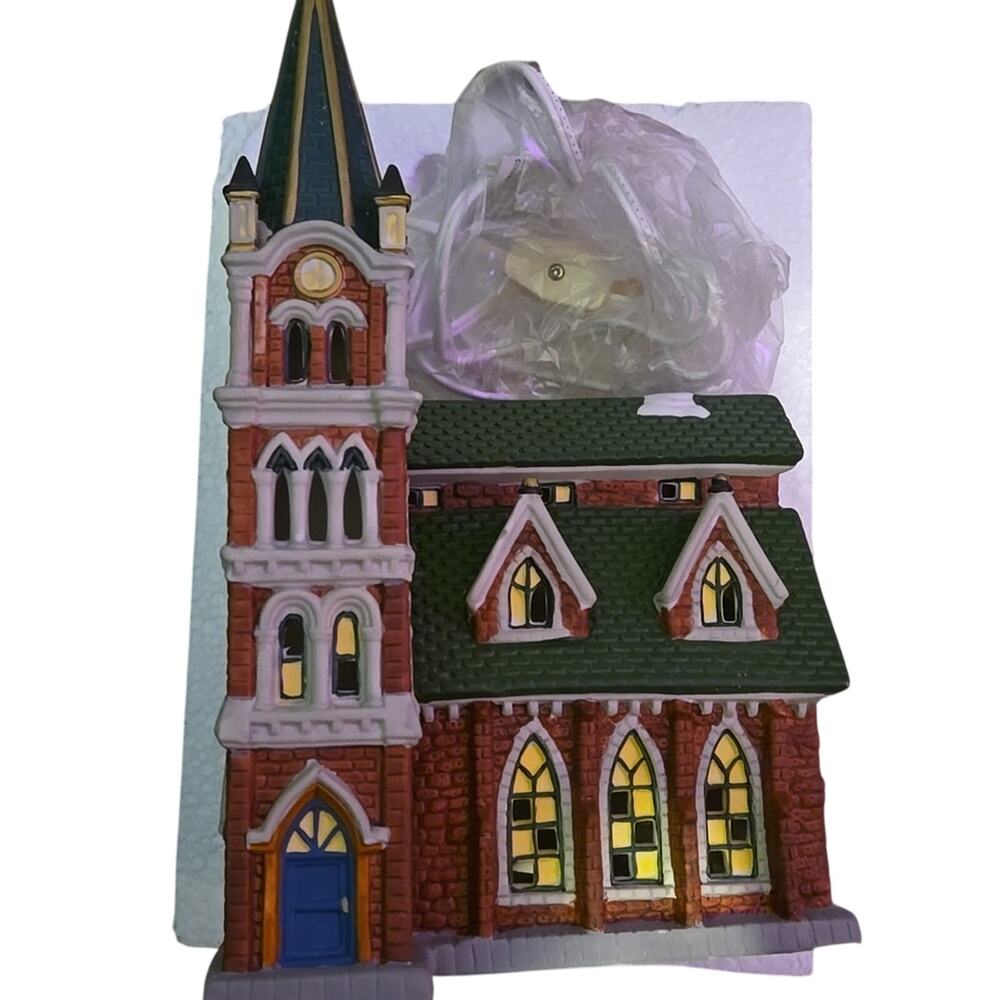 Copperfield Porcelain Church Keepsake/Decor with Lights - Picture 2 of 9